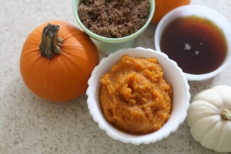 Ingredients.pumpkin.brown sugar. maple syrup